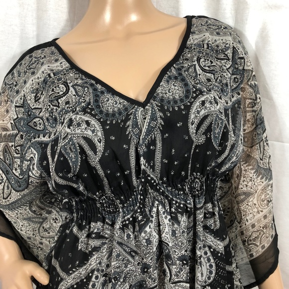 Speed Control New York Scarf Dress Elastic Waist - Picture 2 of 8